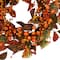 24" Orange & Green Berry & Pumpkin Fall Harvest Wreath